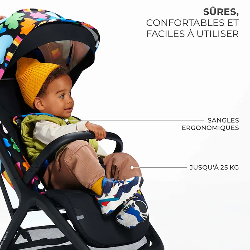 Poussette Compacte Nubi 2 Happy Shapes - 0m+-8