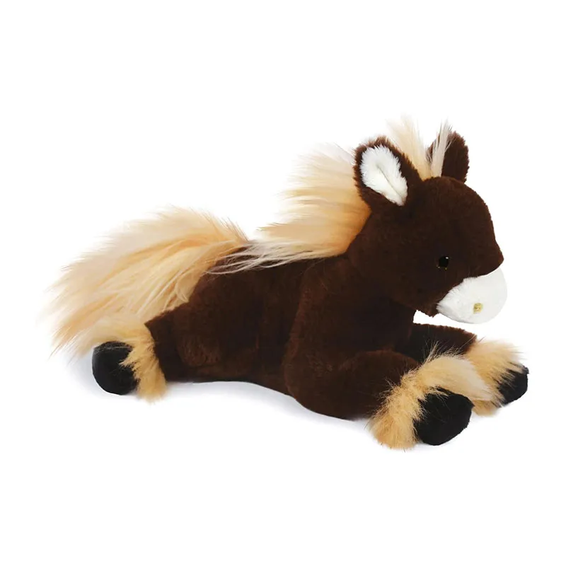 Peluche Les petits nomades Cheval Alezan - 25cm-1