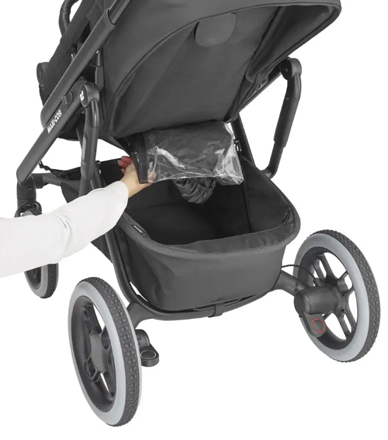 Duo Poussette tout terrain Lila XP + Cosi Pebble S + Base Familyfix S Noir/Graphite - 0m+-4