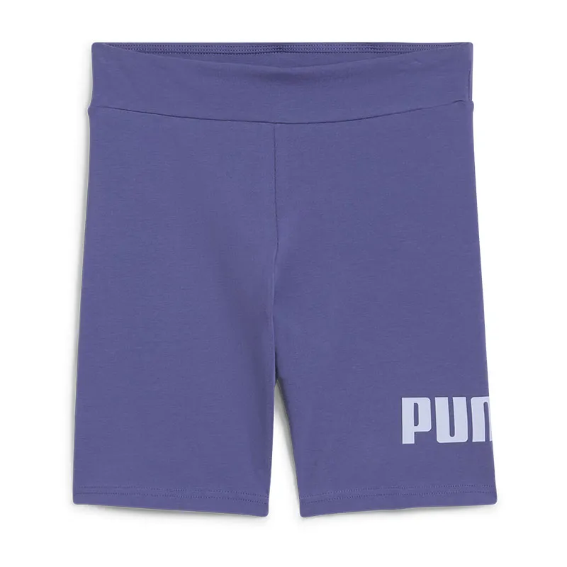 Short cycliste Fille Ess. Color Puma - Bleu-0