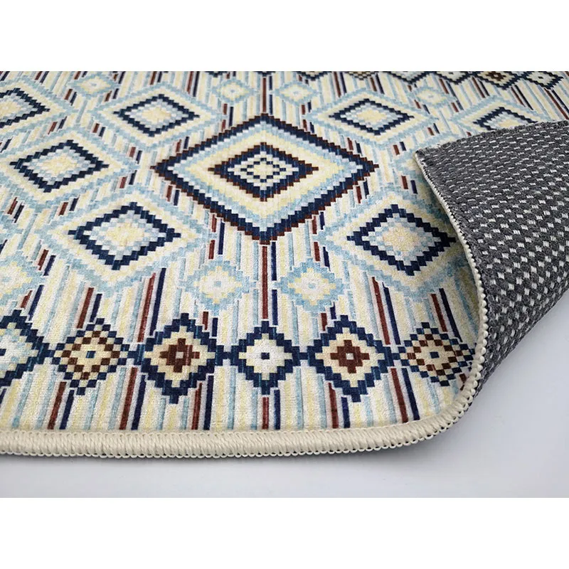 Tapis Berbère Losange Bleu - Plusieurs dim. dispos-3