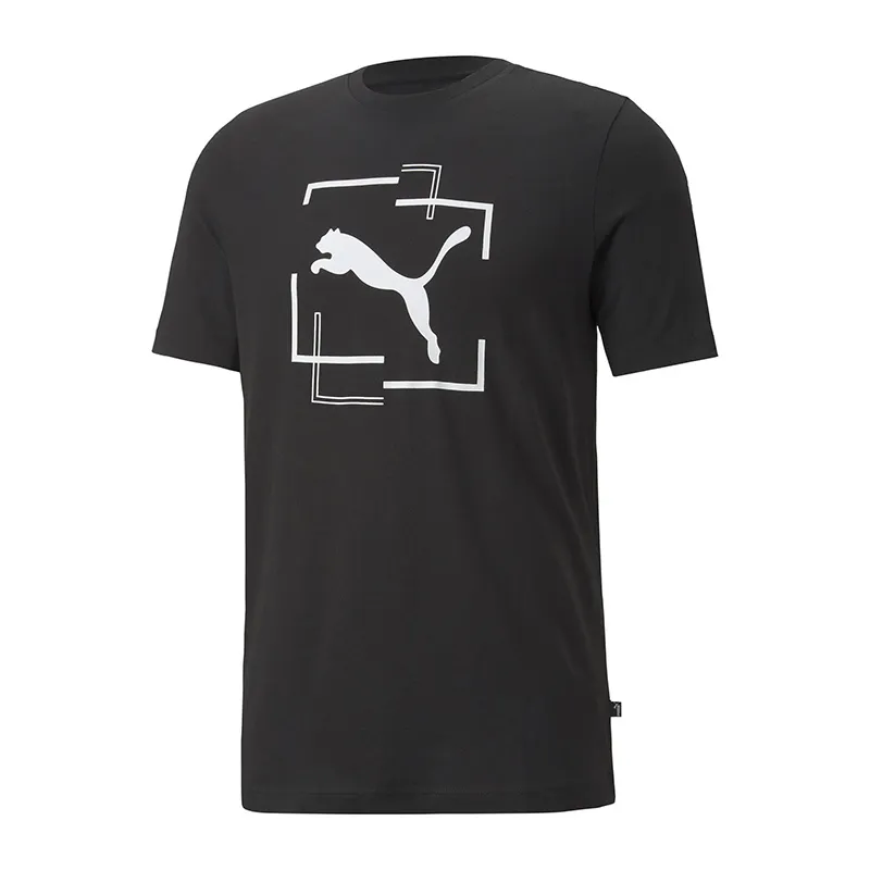 T-shirt Homme Cat Grafic Puma - Noir-1