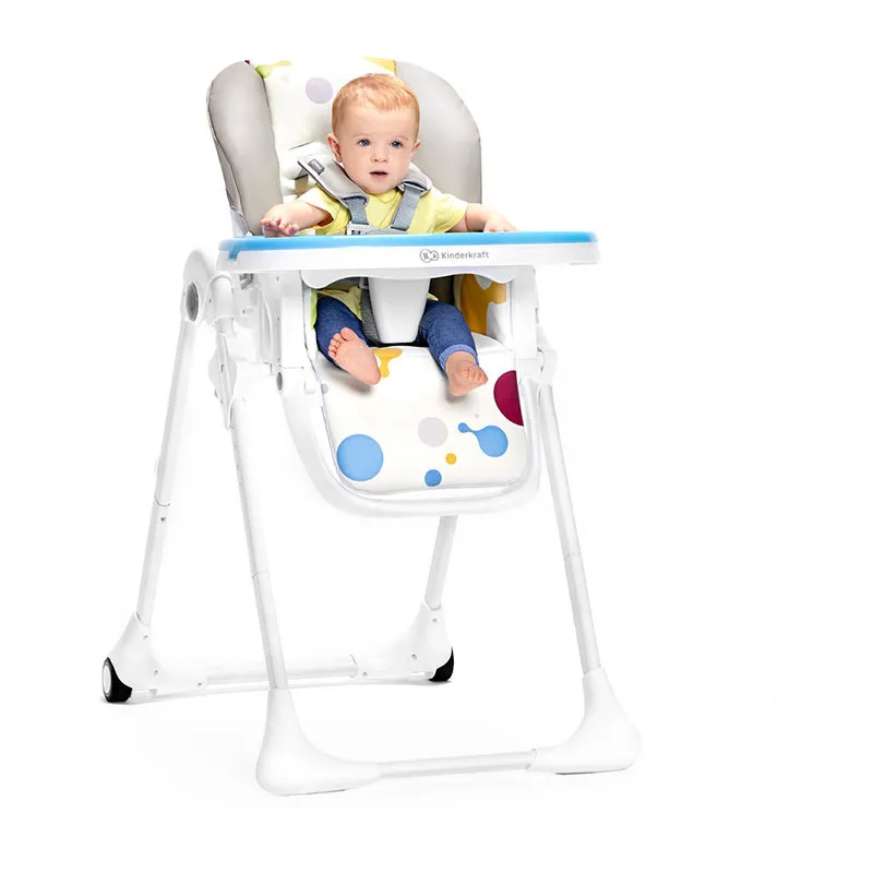 Chaise Haute Yummy Gris - 6m+-7