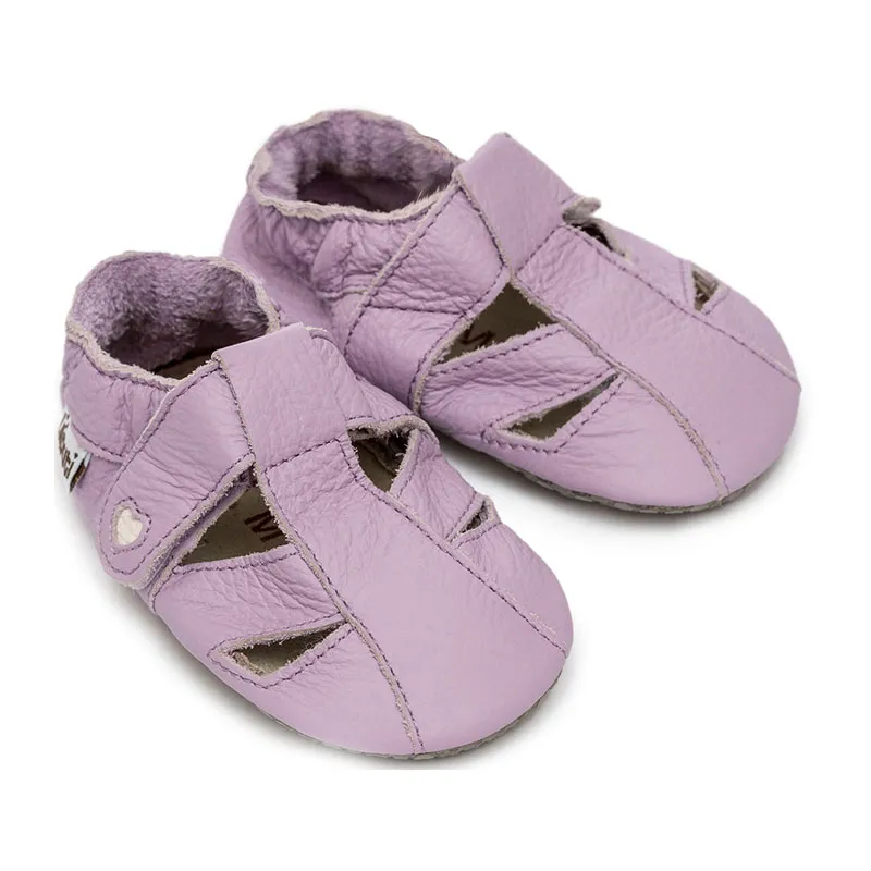 Sandales barefoot Macaron - Beige/Rose-1