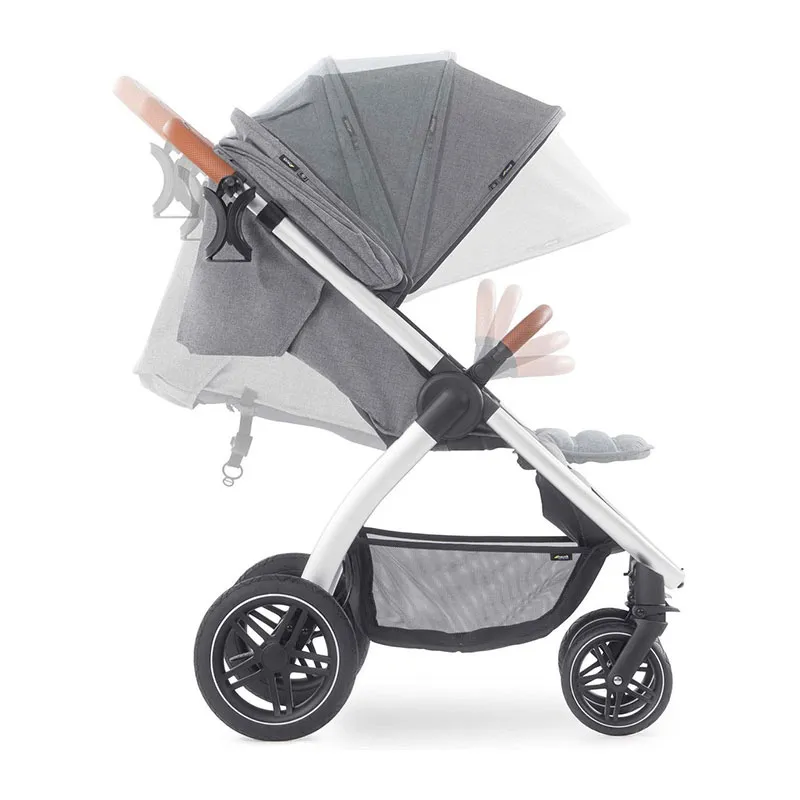 Poussette Shopper Uptown Mélange Gris - 0m+-3