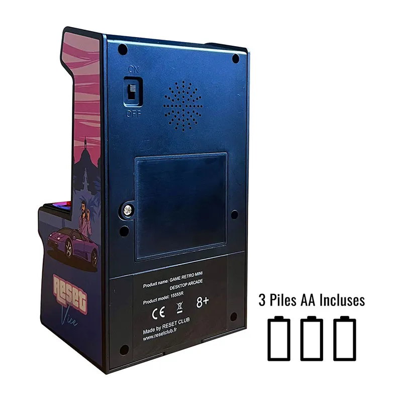 Mini borne d'acrade Reset Club - 6+-2