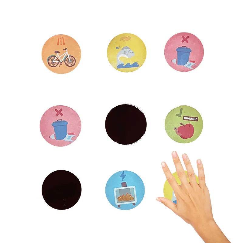 Jeu Écocitoyens Jetons thermosensibles 50pcs - 4+-0