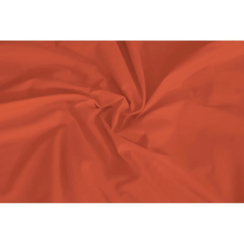 Taie de traversin Percale de coton Terracotta - 45x185cm-1