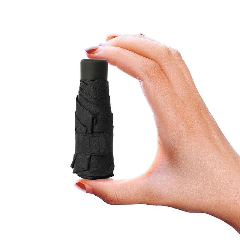 Mini parapluie pliable Noir - Ø87cm-1