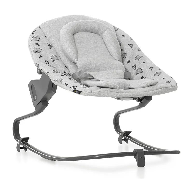 Transat Alpha Bouncer 2en1 Premium Gris - 0m+ - HAUCK-0