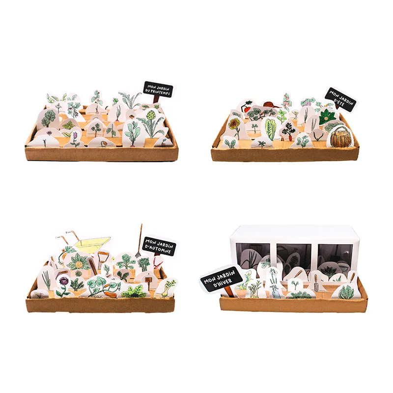 Kit DIY Potager en carton Mon jardin 4 saisons - 5+-0