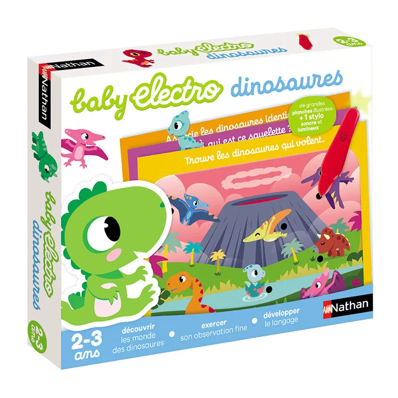 Jeu éducatif Baby Electro Dinosaures 25pcs - 24m+-1