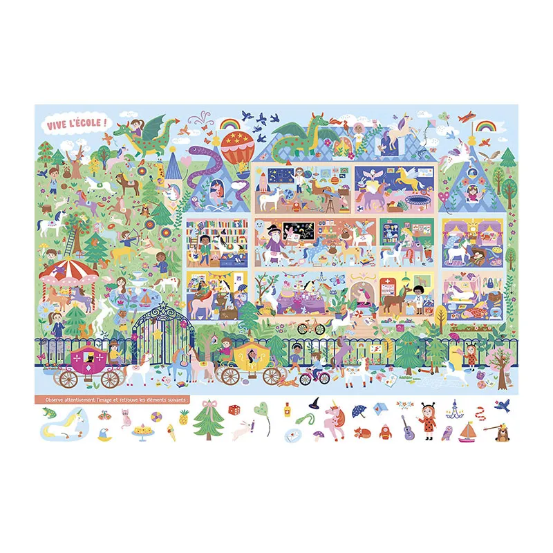 Album Cherche & Trouve Licornes - 5+-1