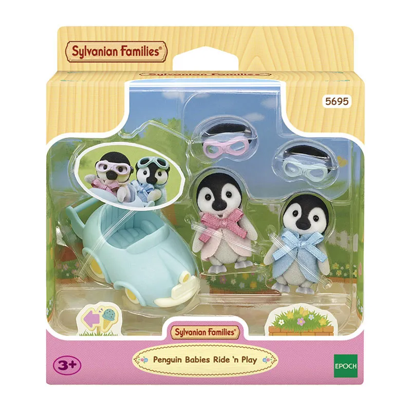 Jumeaux pingouin & voiture - 5pcs-6