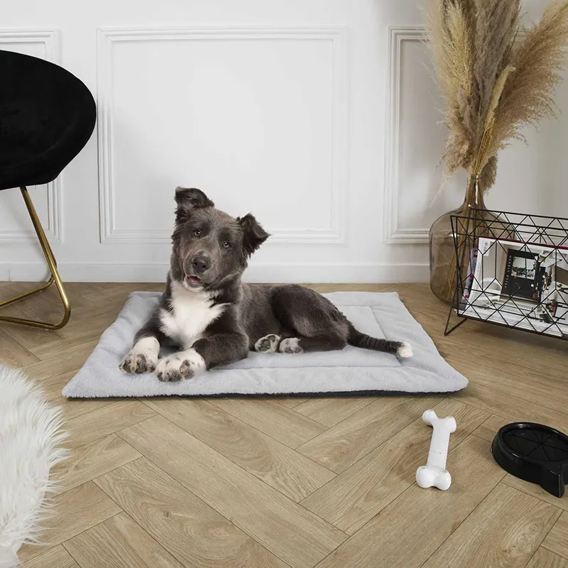 Tapis pour animaux Gris - 85x63cm-1