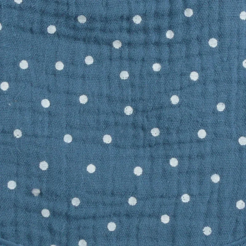 Tour de lit Gaze de coton Bleu foncé - 40x180cm-1