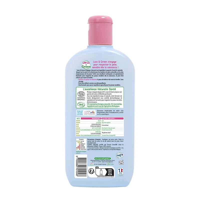 2 Eaux micellaire nettoyante BIO - 2x500ml-1