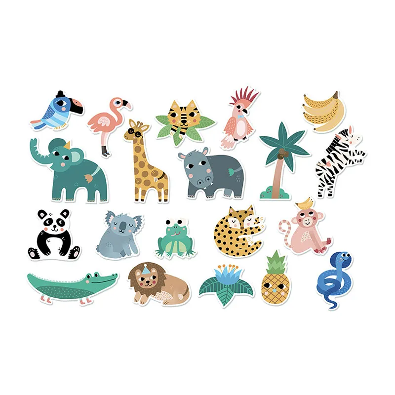 Magnets Jungle Michelle Carlslund 20pcs - 24m+-0