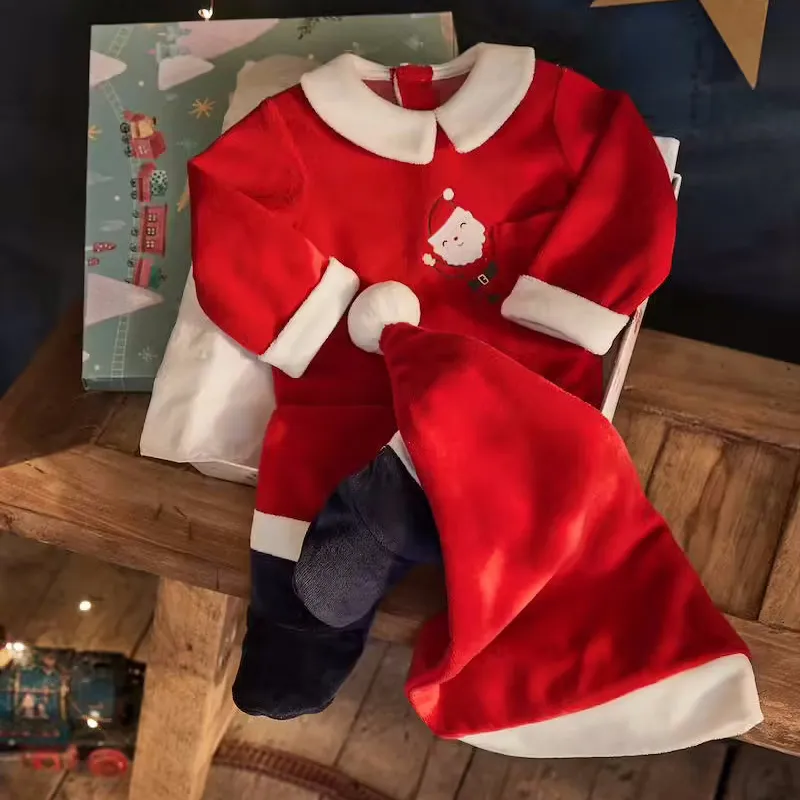 Dors bien + Bonnet Noël - Rouge-0
