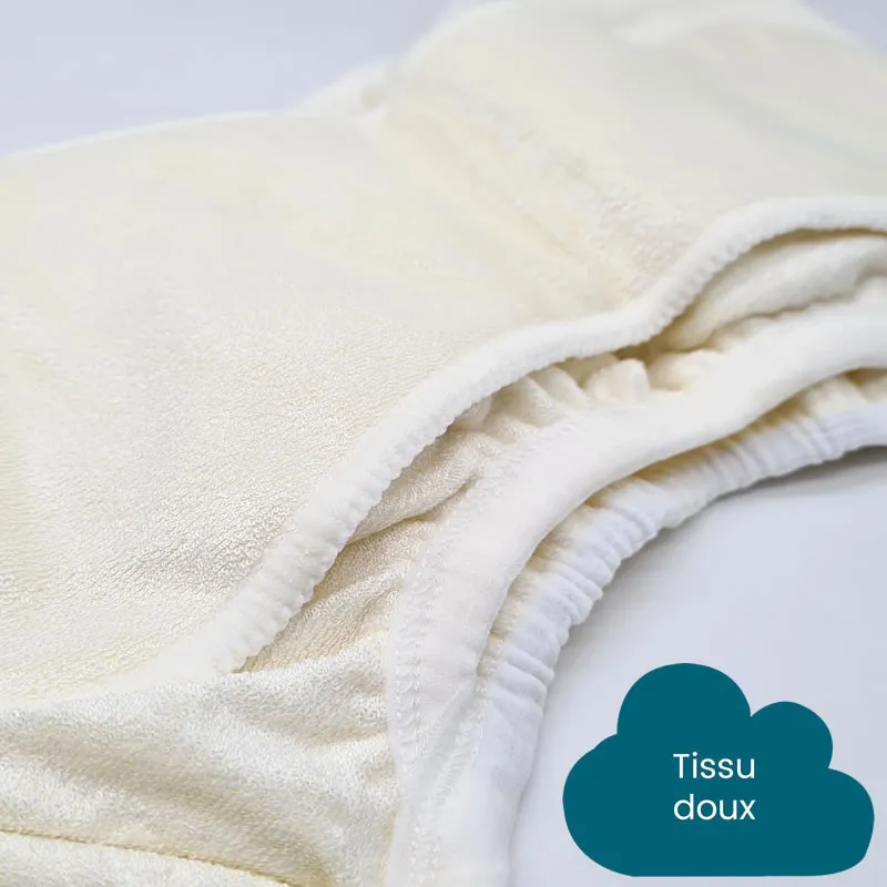 Couche lavable Tout-en-un Bambou BIO - 3-17kg-3
