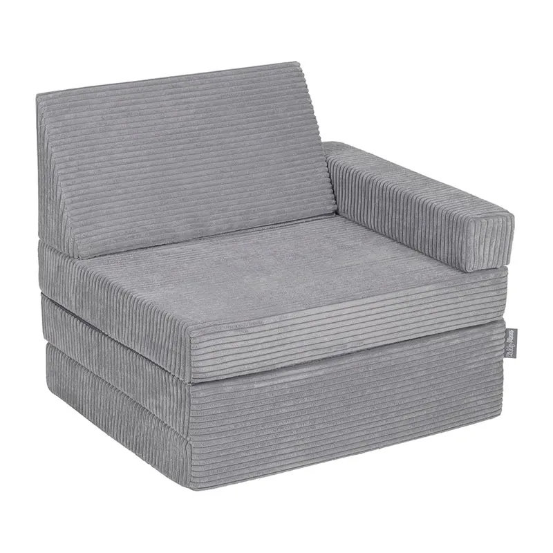 Fauteuil couvertible pour enfant Gris - 70x55x30cm-6