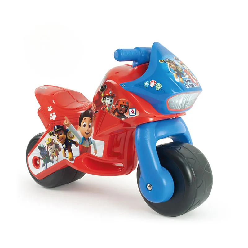 Bebeboutik Porteur Moto Pat Patrouille Rouge Bleu 18m