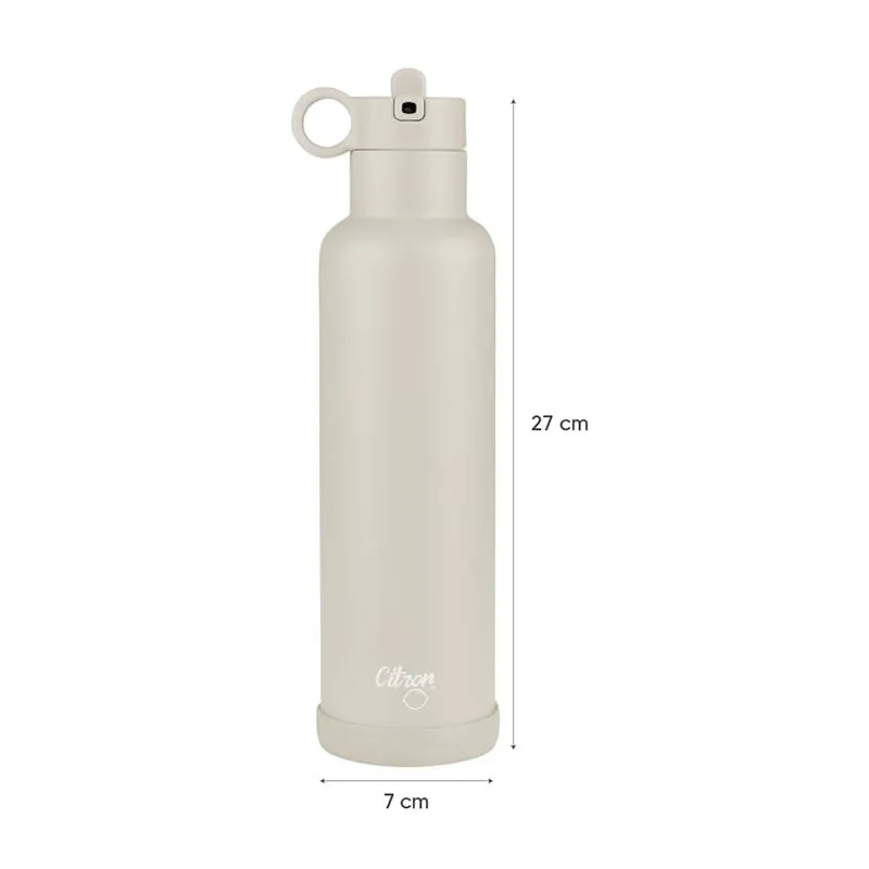 Grande gourde isotherme Tonnerre Noir - 750ml-1