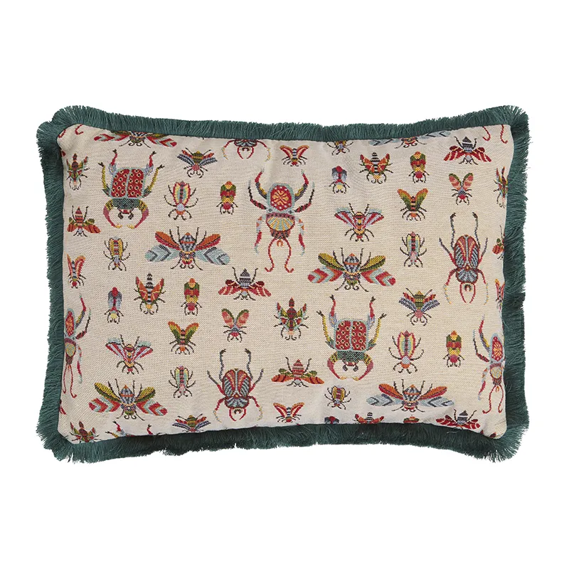 Coussin Jacquard Abeilles - 50x35cm-1