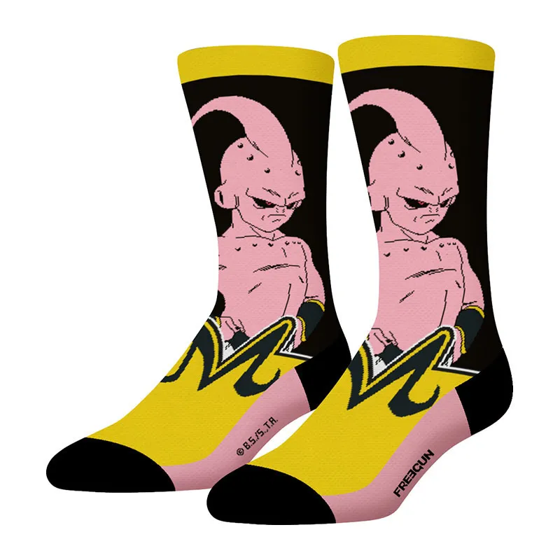4 paires de Chaussettes Garçon Dragon Ball Z - Noir/Rouge/Orange/Gris/Jaune-2