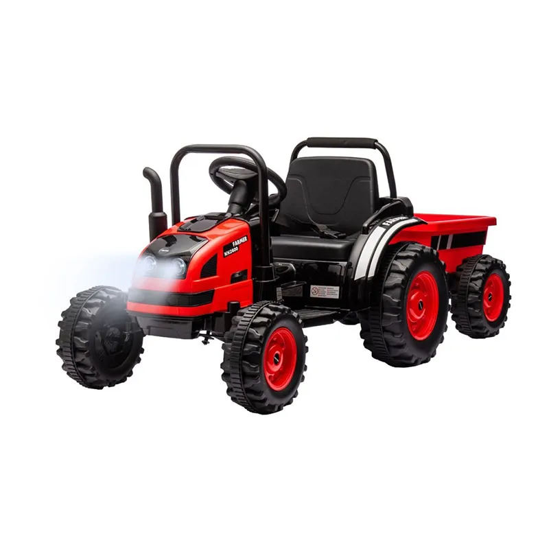 Tracteur à batterie avec remorque Farmer Rouge - 36m+-0