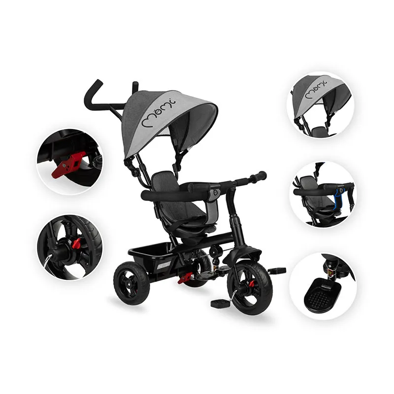 Tricycle Evolutif Iris Gris - 9m+-8