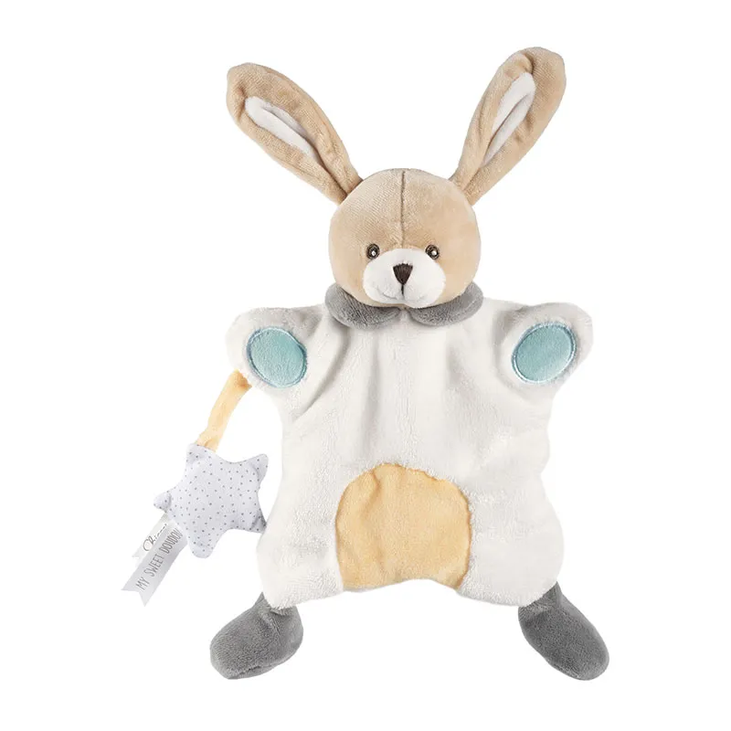 Doudou Lapin marionnette - 0m+-0
