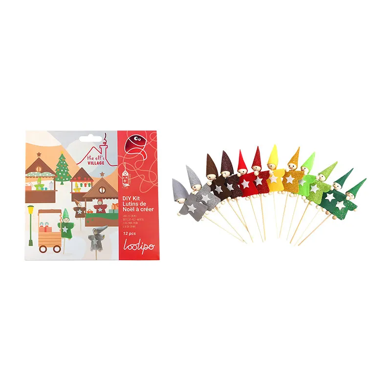 Kit DIY Lutin Sweety Feutrine 12pcs - 4+-0