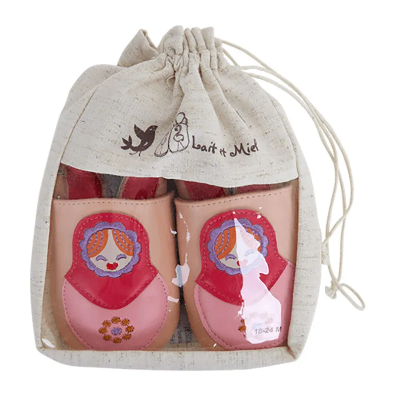 Chaussons cuir Matriochka-3