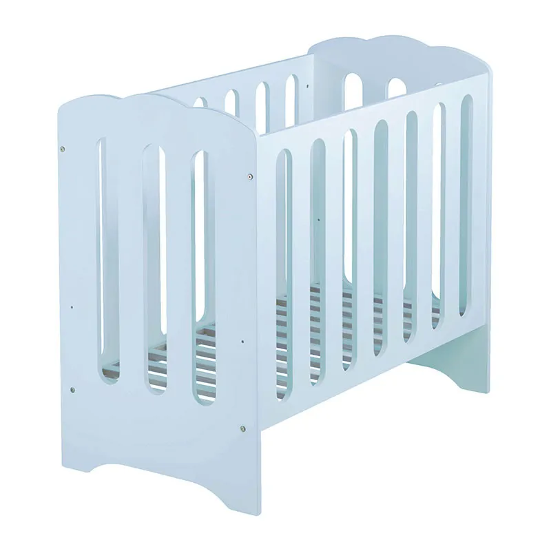 Lit berceau Nuage Bois Bleu - 50x100cm-0