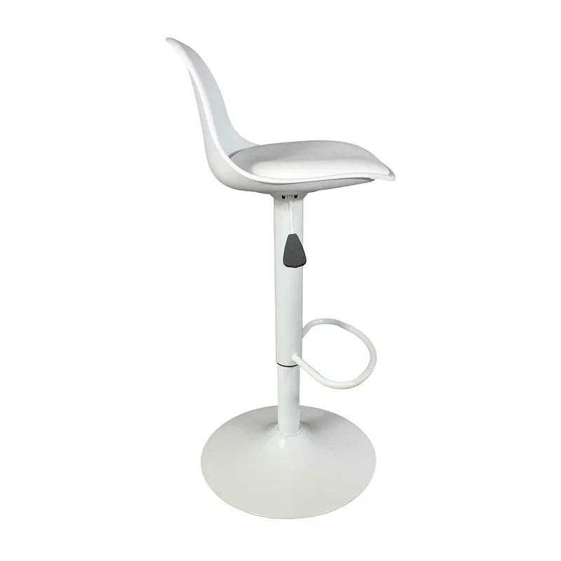 2 Tabourets de bar Isak Blanc - 38x104x41,5cm-4