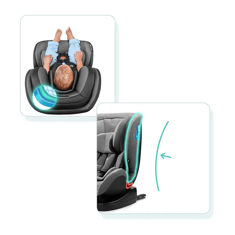 Siège-auto Vado ISOFIX Gr.0+/1/2 - Rouge-6