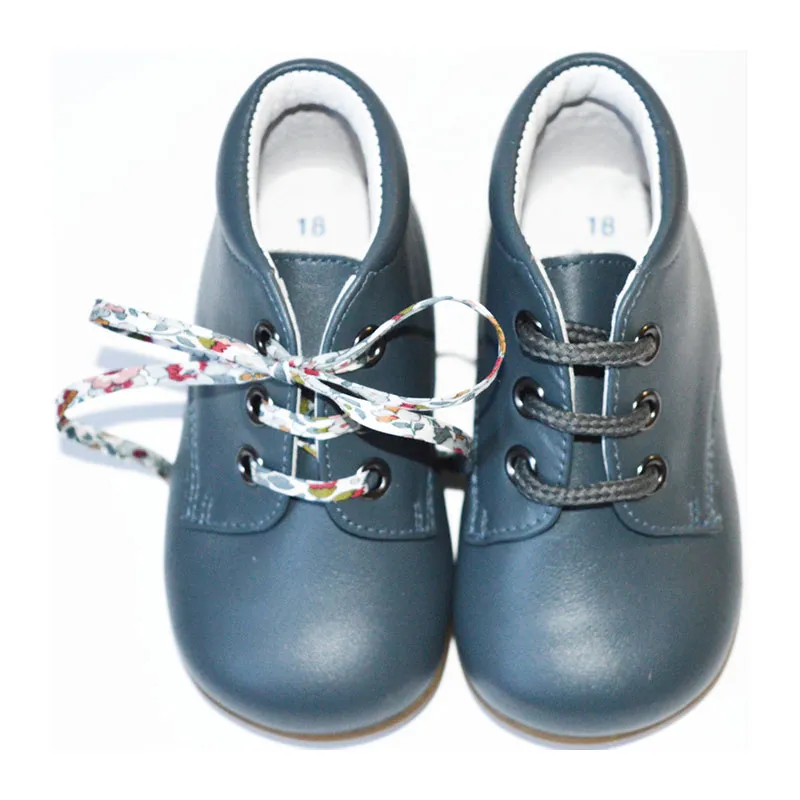 Chaussures Bottillons SOUPLES Azylis épurés - Cuir Bleu pétrole-0