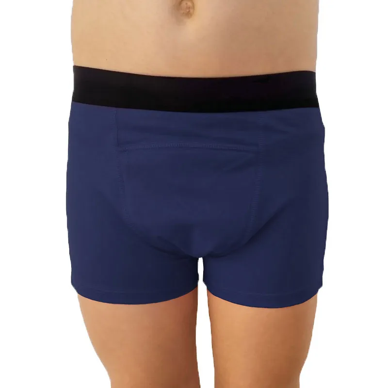 Boxer absorbant et imperméable Invinsible - Bleu nuit-2