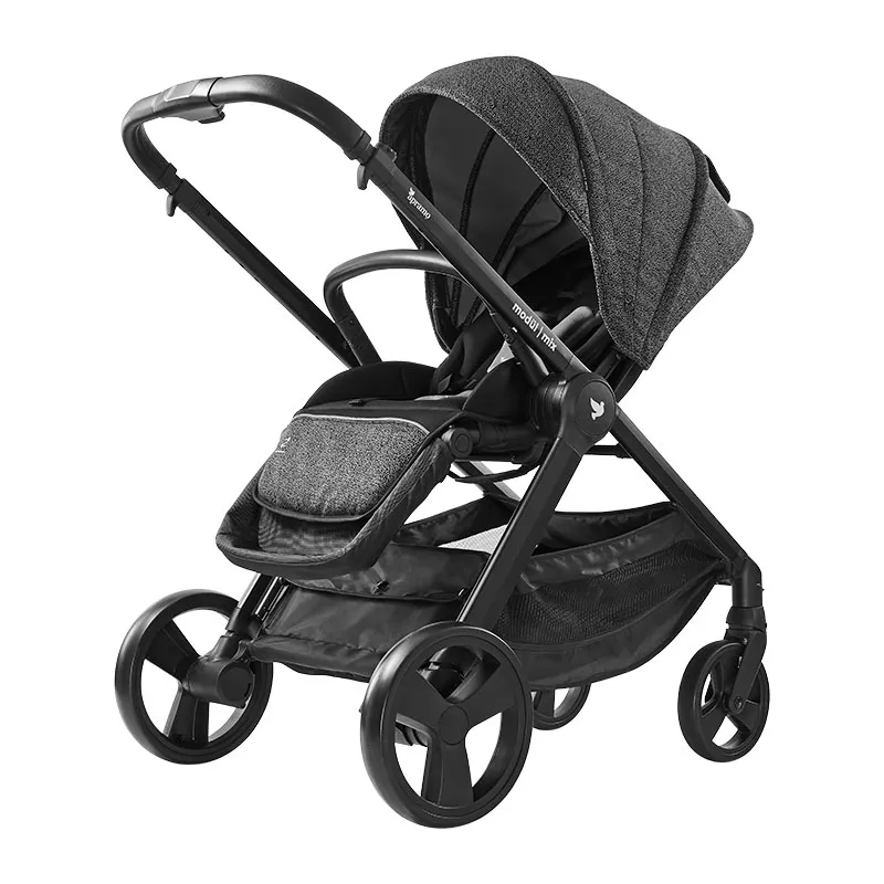 Poussette Modul Mix 5en1 360 Gris + Siège-auto Modul Two Bleu + OFFERT Protection pluie - 0m+-3