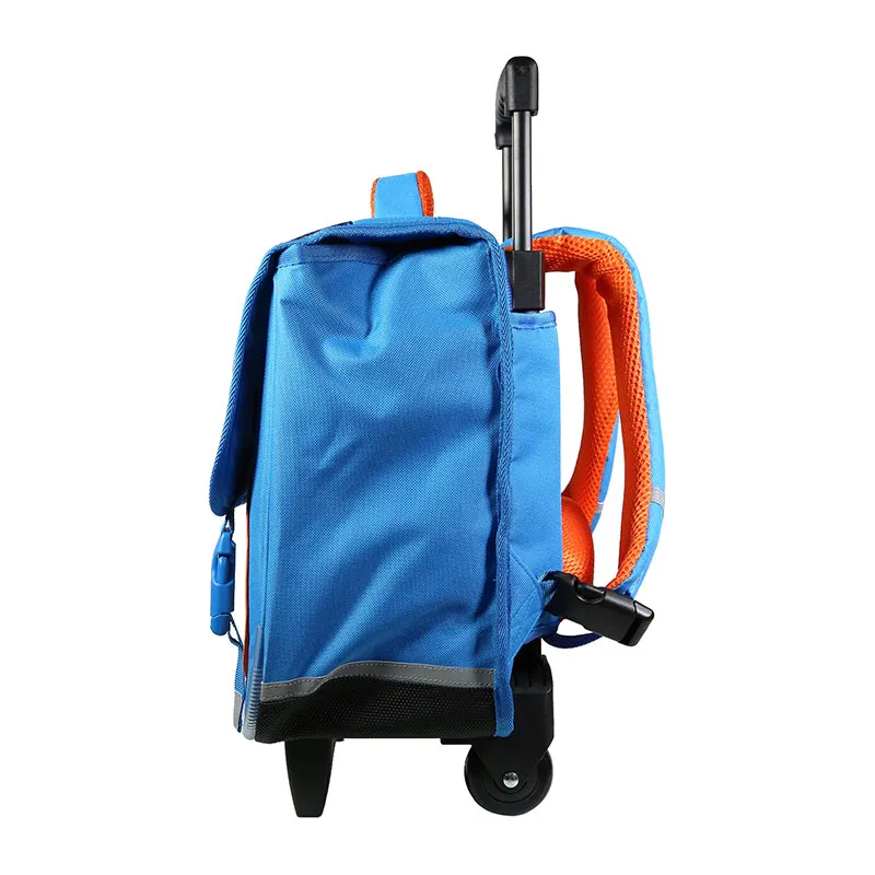 Cartable à roulettes Phileas Skate Bleu - 38x34cm-2