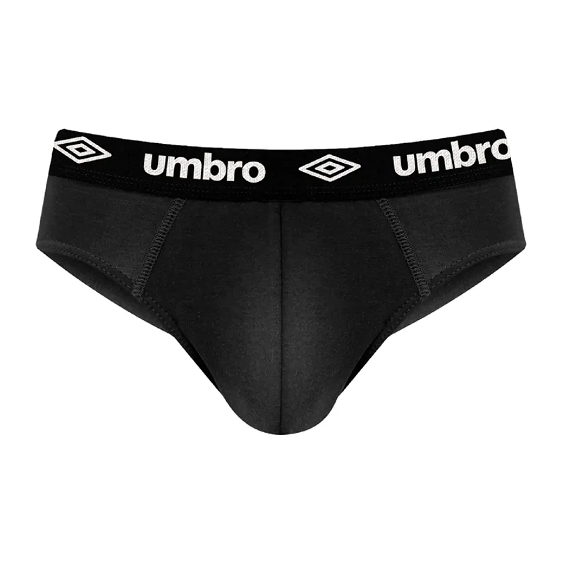 3 Slips Homme Umbro - Bleu/Noir/Gris/Blanc-2