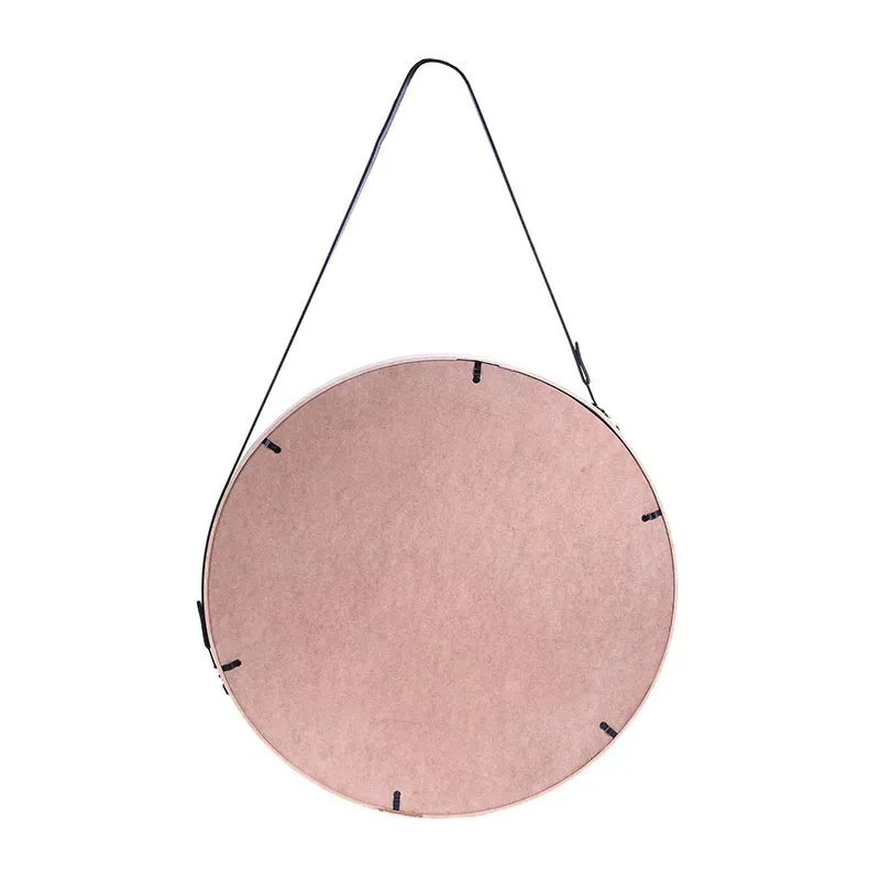 Miroir Rond + anse Bois - Ø50cm-2
