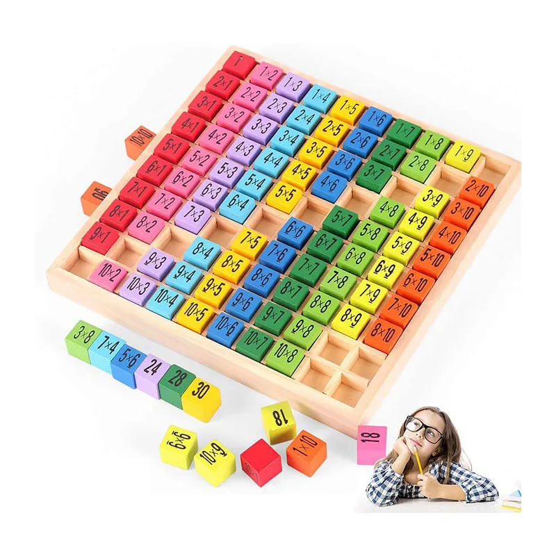 Atelier Multiplications Montessori Bois - 36m+-3