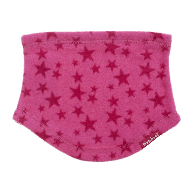 Snood polaire Étoiles - Rose-1
