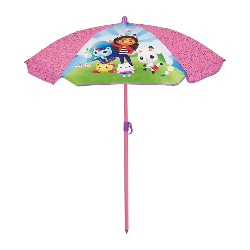 Parasol Rose/Violet Gabby et la Maison Magique - ø100x125cm-0