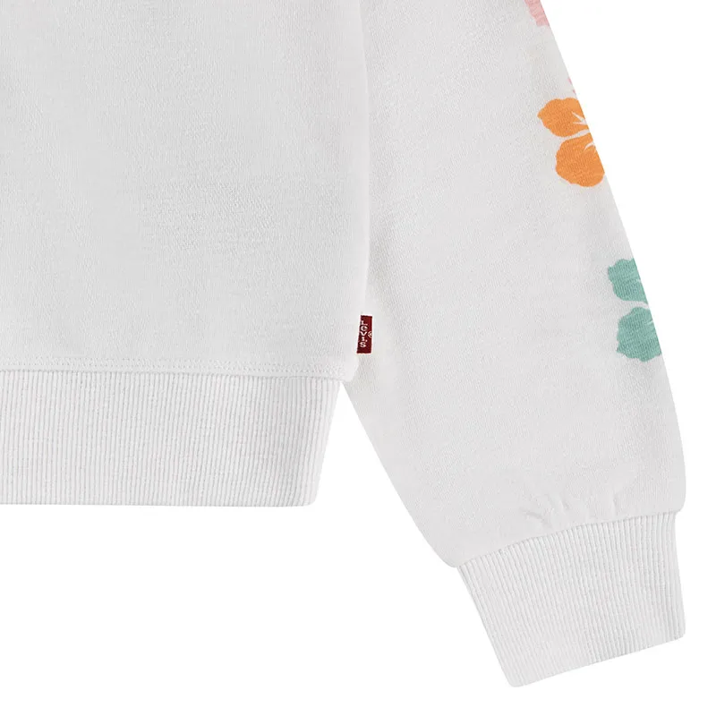 Hoodie Levis Hibiscus Junior - Bright white-4