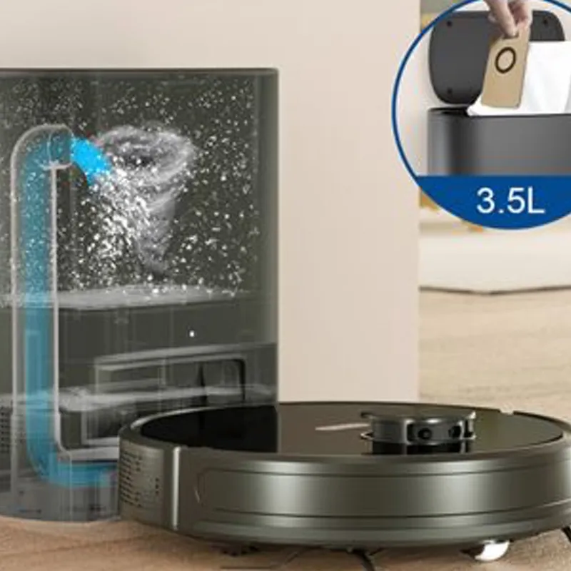 Robot aspirateur connecté avec base aspirante I-BOT Z7 Smart -8