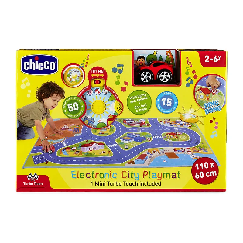 Tapis de Jeu City Mini Turbo Touch - 24m+-3