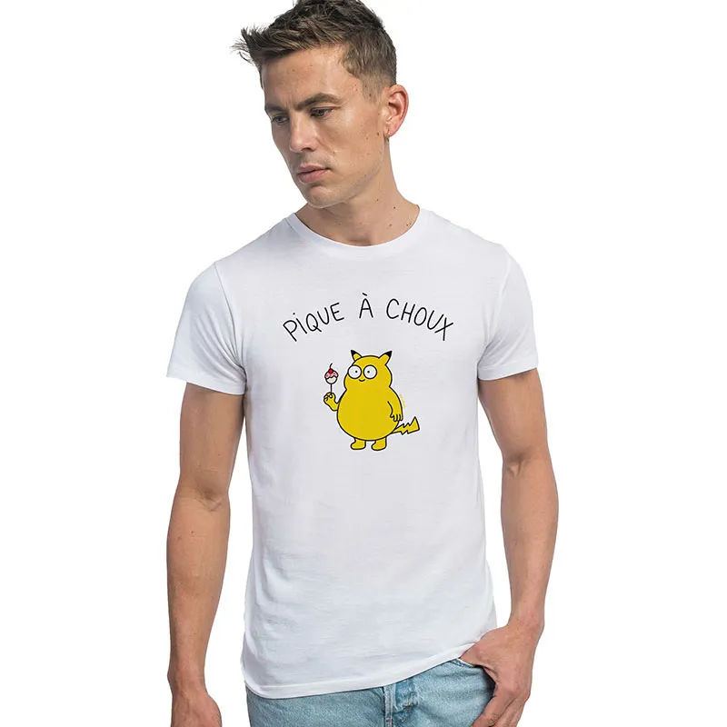 T-shirt Homme Pique à choux BIO - Blanc-0